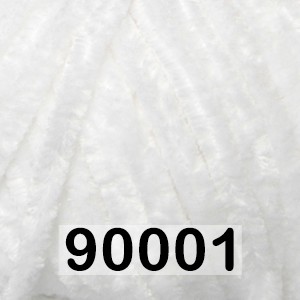 Пряжа Himalaya Velvet 90001 белый