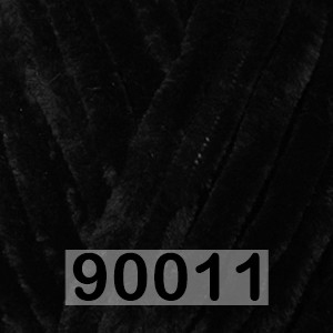 Пряжа Himalaya Velvet 90011 черный