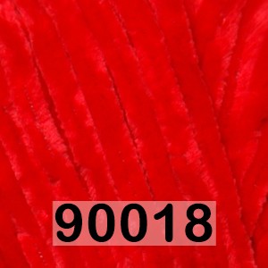 Пряжа Himalaya Velvet 90018 ЯР.КРАСНЫЙ