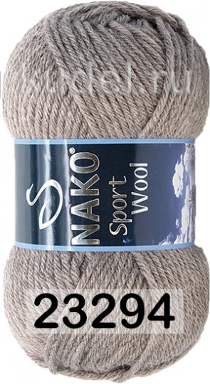 Пряжа Nako Sport Wool 23294 бежевый меланж