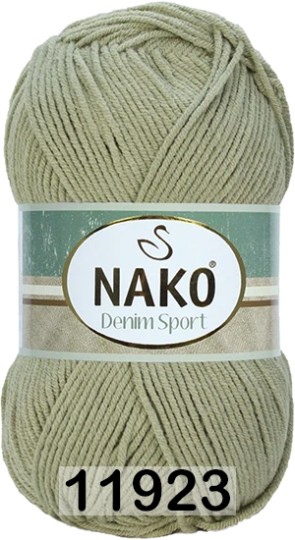 Пряжа Nako Denim Sport 11923 св.фисташка