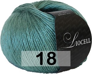 Пряжа Сеам LIOCELL 18 зеленая бирюза