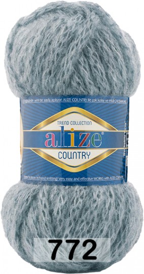 Пряжа Alize Country new 772 СЕРО ГОЛУБОЙ