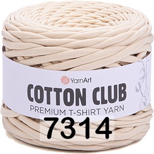 Пряжа YarnArt Cotton Club 7314 натуральный