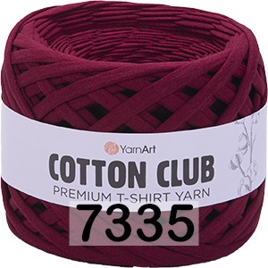 Пряжа YarnArt Cotton Club 7335 вишневый