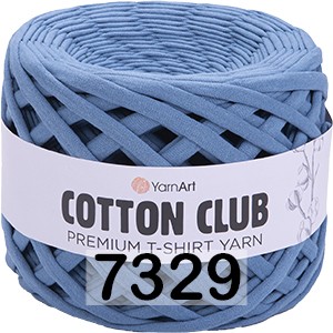 Пряжа YarnArt Cotton Club 7329 пыльно-синий