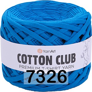 Пряжа YarnArt Cotton Club 7326 яр.синий