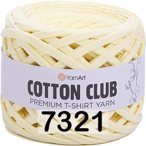 Пряжа YarnArt Cotton Club 7321 св.желтый