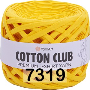 Пряжа YarnArt Cotton Club 7319 желтый