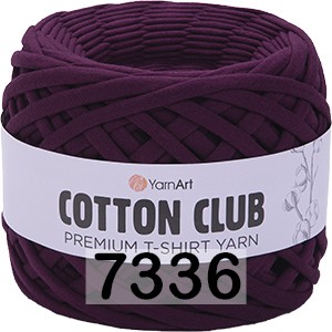 Пряжа YarnArt Cotton Club 7336 баклажан