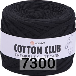 Пряжа YarnArt Cotton Club 7300 черный