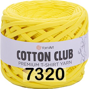 Пряжа YarnArt Cotton Club 7320 лимонный