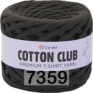 Пряжа YarnArt Cotton Club 7359 антрацит