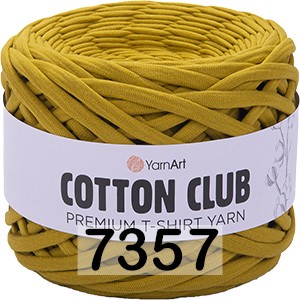 Пряжа YarnArt Cotton Club 7357 горчичный