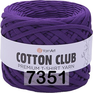 Пряжа YarnArt Cotton Club 7351 т.фиолетовый
