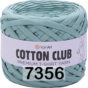 Пряжа YarnArt Cotton Club 7356 пыльная мята