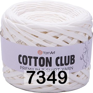 Пряжа YarnArt Cotton Club 7349 молочный