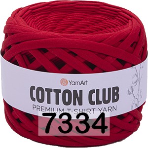Пряжа YarnArt Cotton Club 7334 красный