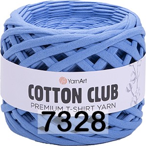 Пряжа YarnArt Cotton Club 7328 голубой