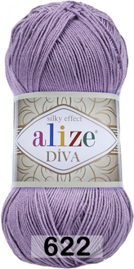 Пряжа Alize Diva 622 фиолетовый