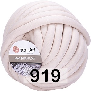 Пряжа YarnArt Marshmallow 919 кремовый