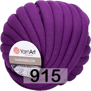 Пряжа YarnArt Marshmallow 915 фиолетовый