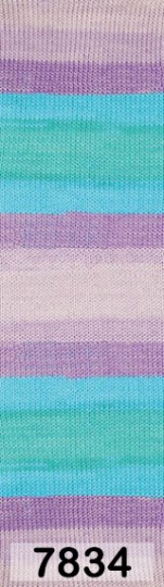 Пряжа Alize Diva Batik 7834 ГОЛУБ. БИРЮЗ.СИРЕН.