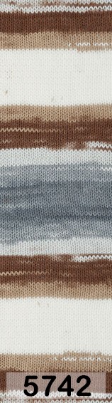 5742 СЕРО-КОРИЧНЕВО-БЕЛЫЙ