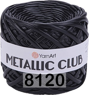 Пряжа YarnArt Metallic Club 8120 т.серый