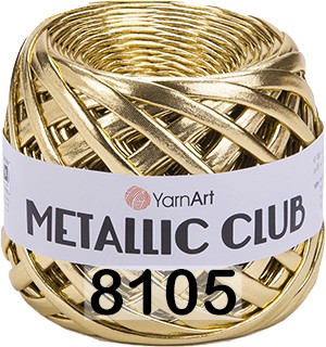 Пряжа YarnArt Metallic Club 8105 желтый