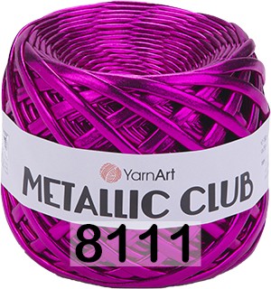 Пряжа YarnArt Metallic Club 8111 фуксия