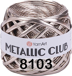 Пряжа YarnArt Metallic Club 8103 бежевый