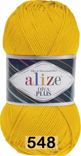 Пряжа Alize Diva Plus 233 оливковый