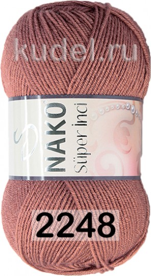 Пряжа Nako Super Inci 02248 МАРСАЛА