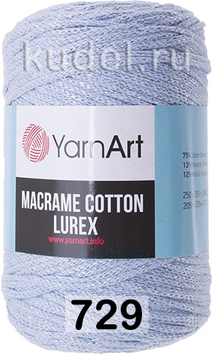 Пряжа YarnArt macrame cotton lurex