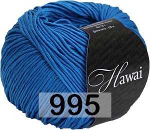 Пряжа Сеам Hawai 995 синий