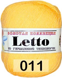 Пряжа Color City Letto 011 ЖЕЛТЫЙ