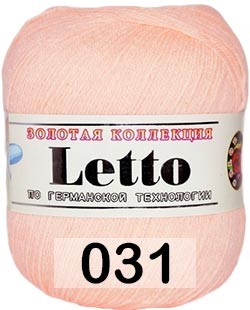 Пряжа Color City Letto 031 персиковый