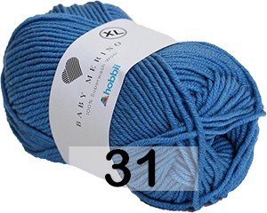 Пряжа Сеам Baby Merino XL 31 пыльно-синий