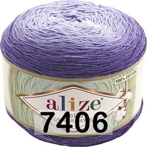 Пряжа Alize Bella Ombre Batik 7406 фиолетовый