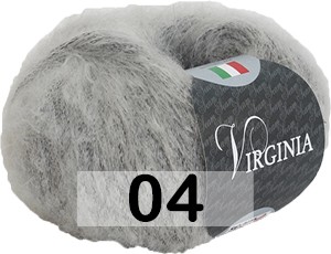 Пряжа Сеам Virginia 04 серый