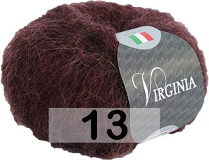 Пряжа Сеам Virginia 13 бордово-коричневый