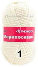 Пряжа Пехорка Мериносовая