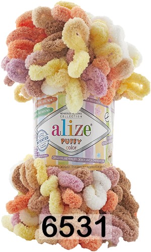 Пряжа Alize Puffy Color 6531 