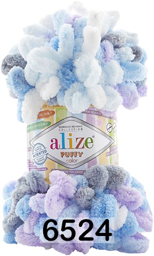 Пряжа Alize Puffy Color 6524 