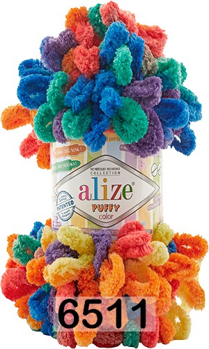 Пряжа Alize Puffy Color 6511