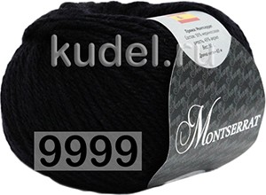 Пряжа Сеам Montserrat 9999 ЧЕРНЫЙ