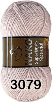 Пряжа Nako Superlambs Special 03079 серо лиловый