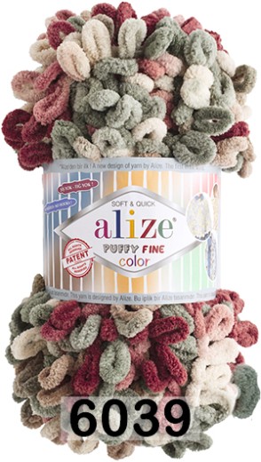Пряжа Alize Puffy Fine Color &mdash; 