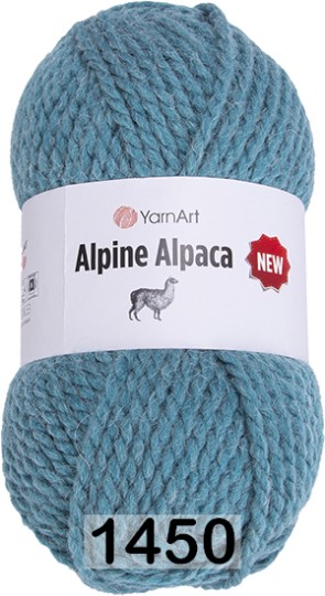 Пряжа YarnArt Alpine Alpaca New 1450 серо-голубой